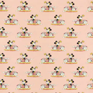 Sanderson Minnie On The Move Fabric Candy Floss DDIF227147