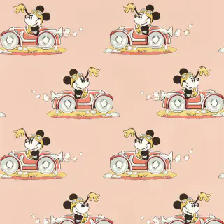 Sanderson Minnie On The Move Wallpaper Candy Floss DDIW217268