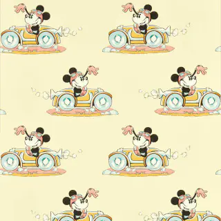 Sanderson Minnie On The Move Wallpaper Sherbet DDIW217269