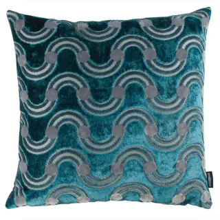 Spot on Waves Cushion Teal KDC5160-02