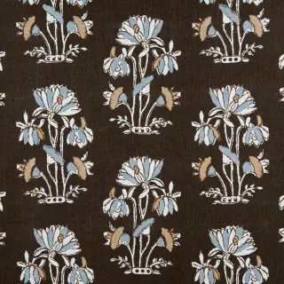 thibaut-lily-flower-fabric-f913200-black