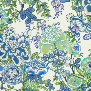 thibaut-peony-garden-fabric-f942021-blue-and-green