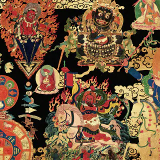 Tibetan Tapestry Metallic Edition WP20450