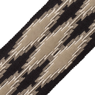 Samuel & Sons Ojos Applique Border 02 Obsidian Trimming BT-58317-02