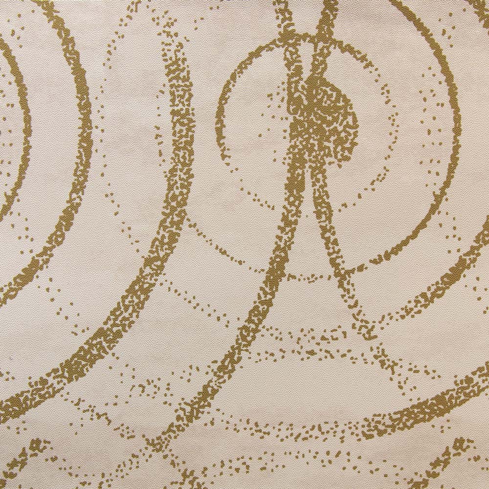 Circinus Wallpaper by Maya Romanoff in Creamy Gold, TM Interiors