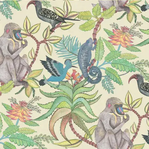 African Inspired Trail Wallpaper Savuti from Cole and Son