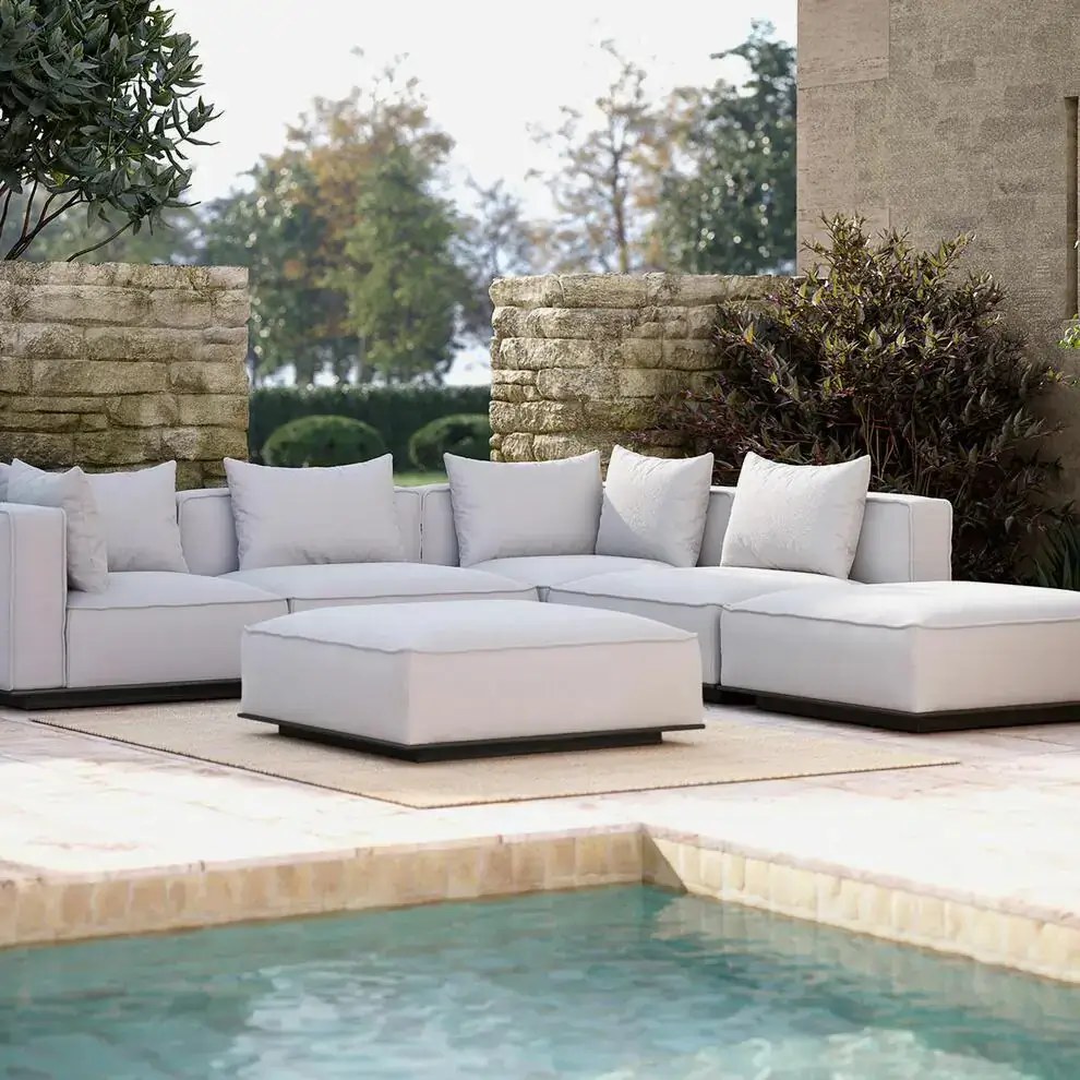 Naxos Outdoor Sofa by Andrew Martin
