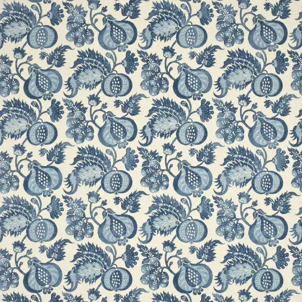 Sanderson's China Blue Fabric in Indigo