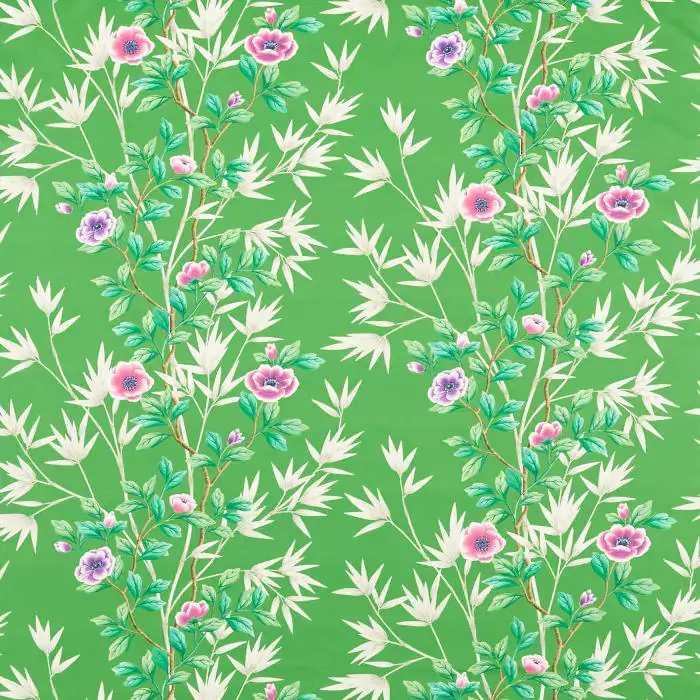 Lady Alford Fabric in Apple & Magenta by Harlequin x Diane Hill
