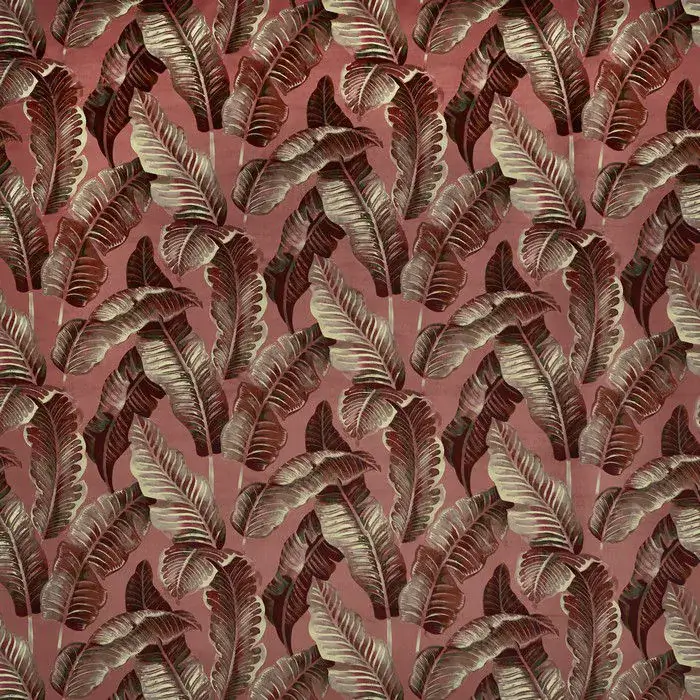 Nicobar Velvet Fabric in Rosehip