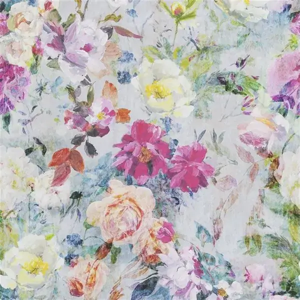 Painterly Floral Wallpaper Marianne from Designers Guild