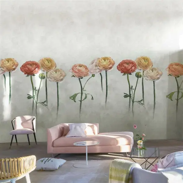 Floral Mural Wallpaper Tourangelle from Designers Guild