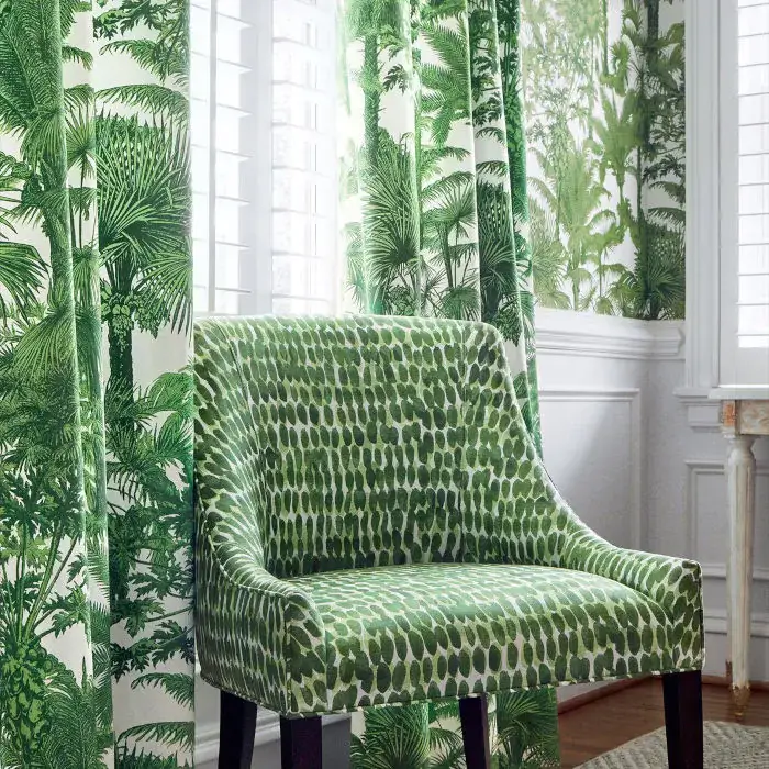 Tropical Botanical Wallpaper - Palm Botanical by Thibaut