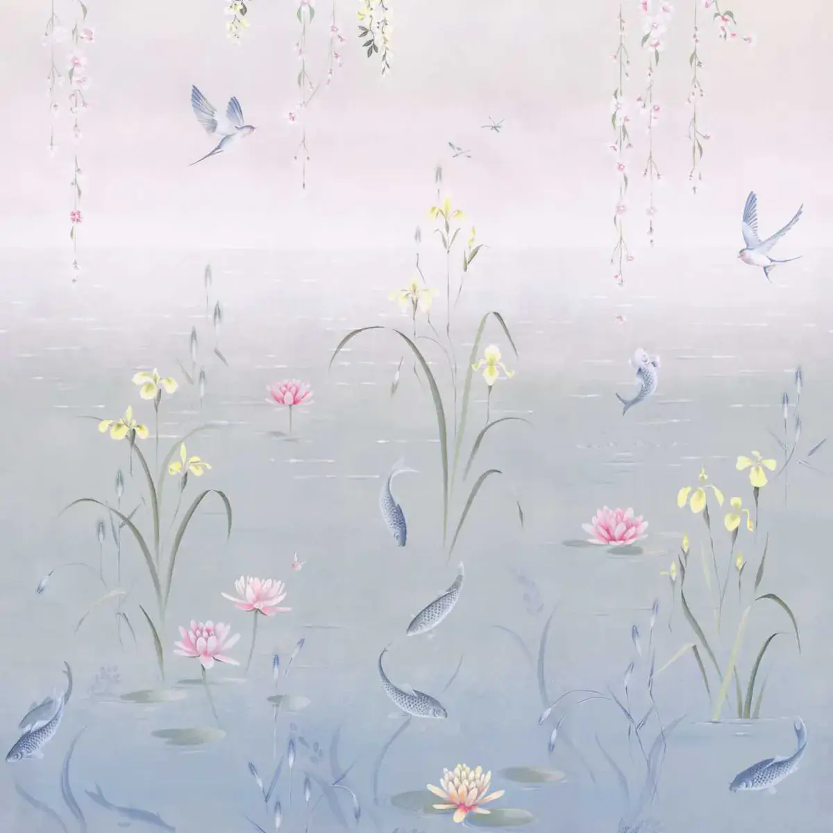 Water Garden Wallpaper from Sanderson 