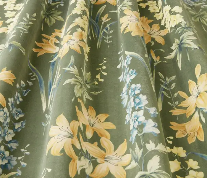 Decorative Botanical Fabric Botanical Studies by Iliv