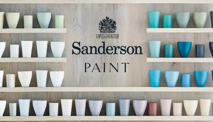 Paint Blue Clay Paint  Sanderson by Sanderson Design